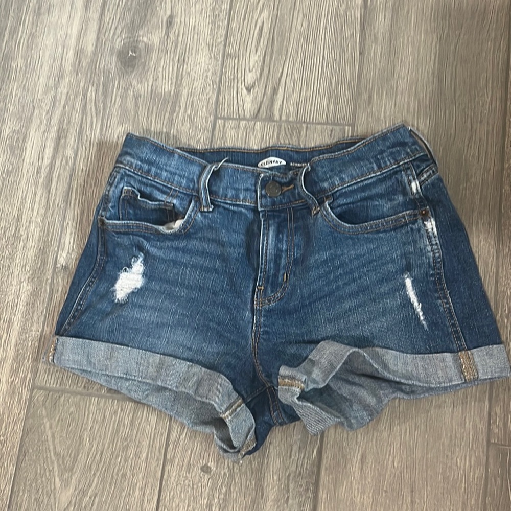 Old Navy boyfriend jean shorts